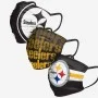 Pittsburgh Steelers Face Cover 3pk