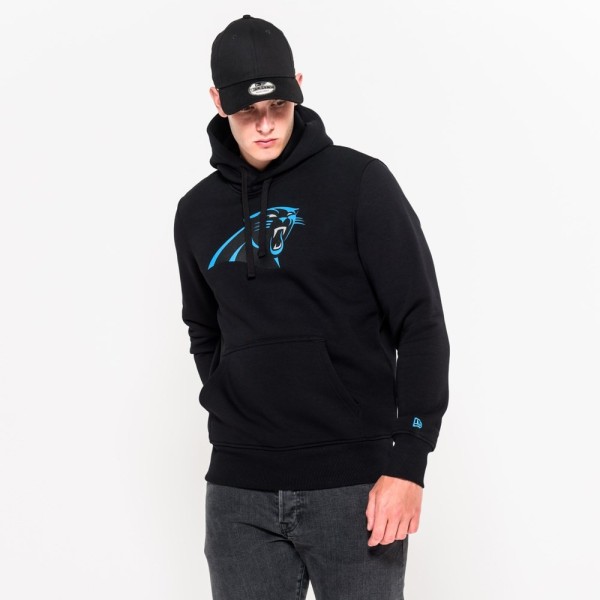 Sweat à capuche avec logo de l'équipe des Carolina Panthers New Era