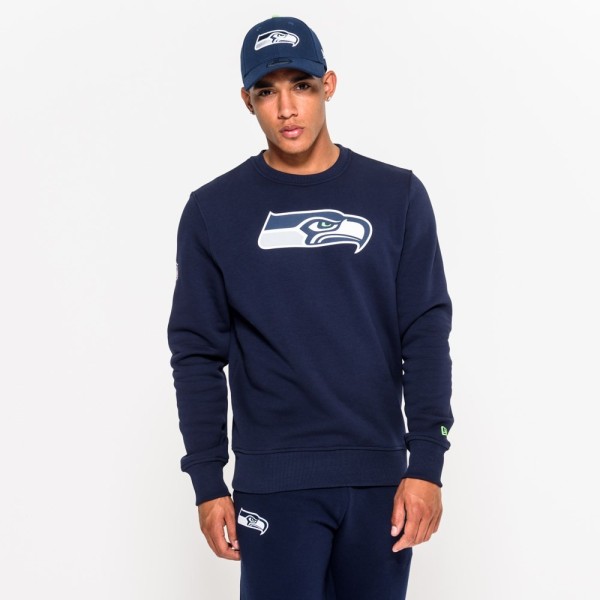 New Era Seattle Seahawks Logotipo del equipo Cuello redondo