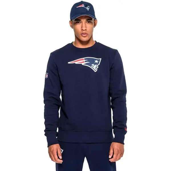 New Era New England Patriots Logotipo del equipo Cuello redondo