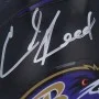 Ed Reed Baltimore Ravens Autographed Riddell Super Bowl XLVII Combo Logo Mini Hjelm