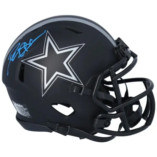Deion Sanders Dallas Cowboys Autograferet Riddell Eclipse Alternate Speed Mini Hjelm
