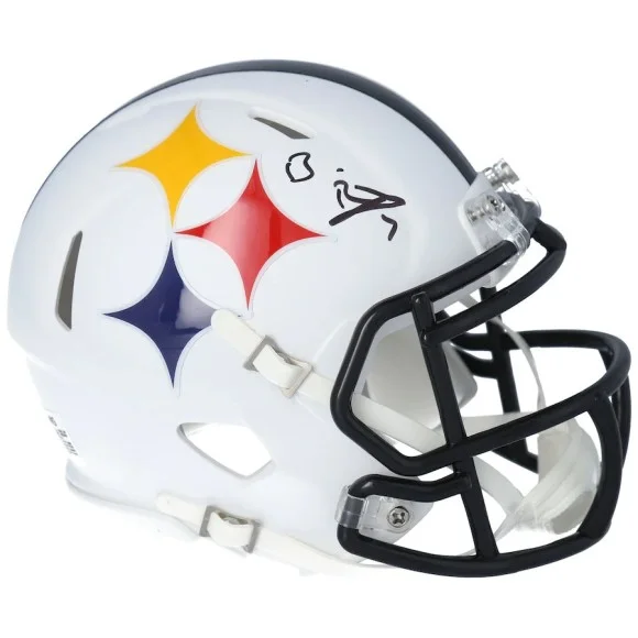 Ben Roethlisberger Pittsburgh Steelers Autographié Riddell AMP Speed Mini Helmet