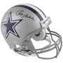 Roger Staubach Dallas Cowboys Autographié Pro-Line Riddell Authentic Helmet