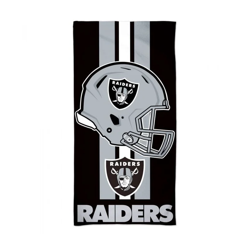 Las Vegas Raiders Fiber Beach Towel