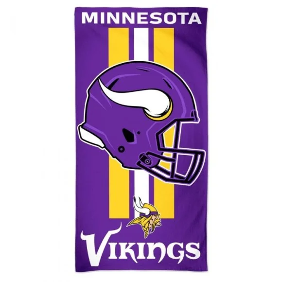 Telo da spiaggia in fibra dei Minnesota Vikings