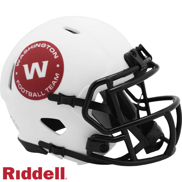 Réplica del casco Lunar Eclipse Mini Speed del equipo de fútbol americano de Washington