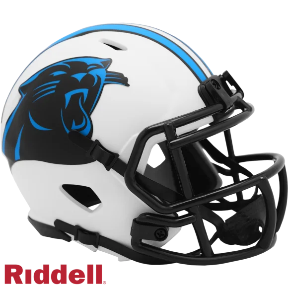 Réplica del casco Lunar Eclipse Speed de los Carolina Panthers
