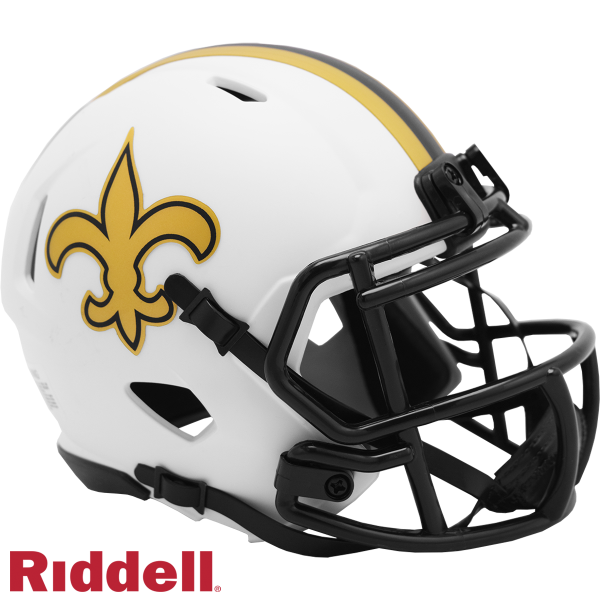 New Orleans Saints Lunar Eclipse Mini Geschwindigkeit Replik Helm