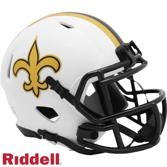 Réplica del casco Lunar Eclipse Speed de los New Orleans Saints