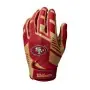 Wilson NFL Stretch Fit Youth Receivers Gloves - San Francisco 49ers