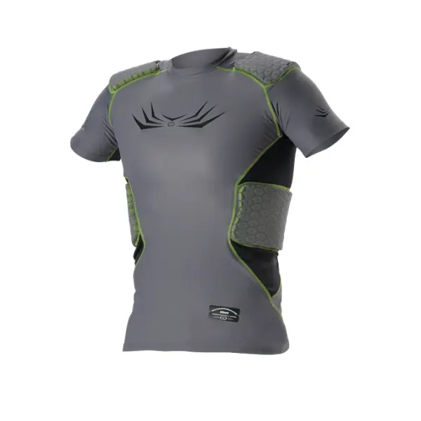 Under armour compression top shirt with pads