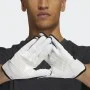 Adidas Freak 5.0 Gants de receveur rembourrés Paume noire et blanche