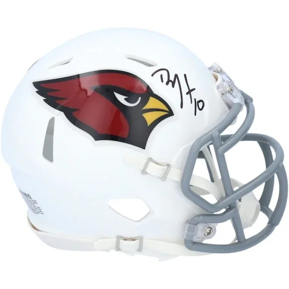 DeAndre Hopkins Arizona Cardinals Autographed Riddell Speed Mini Helmet