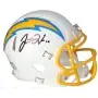 Casco Mini Riddell Speed Autografato da Justin Herbert Los Angeles Chargers
