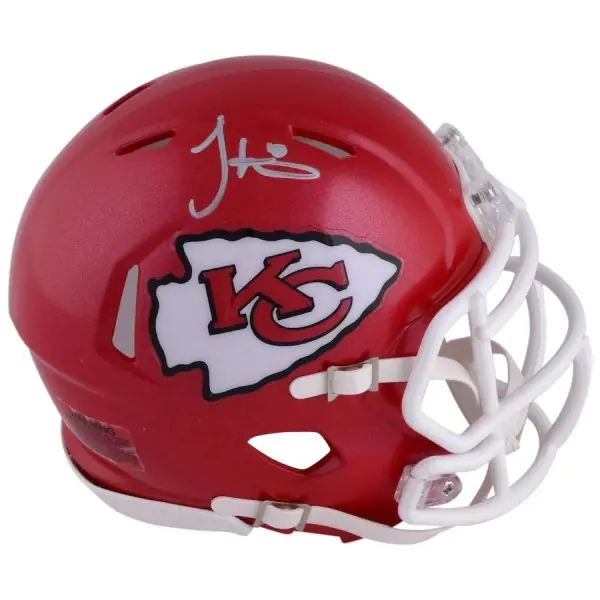 Tyreek Hill Kansas City Chiefs Signierter Riddell Speed Mini-Helm
