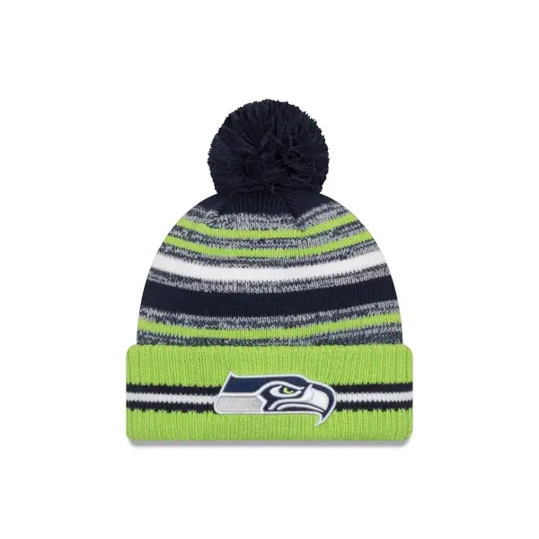 Seattle Seahawks New Era NFL Sideline 2021 Sur le Terrain Bonnet Sportif