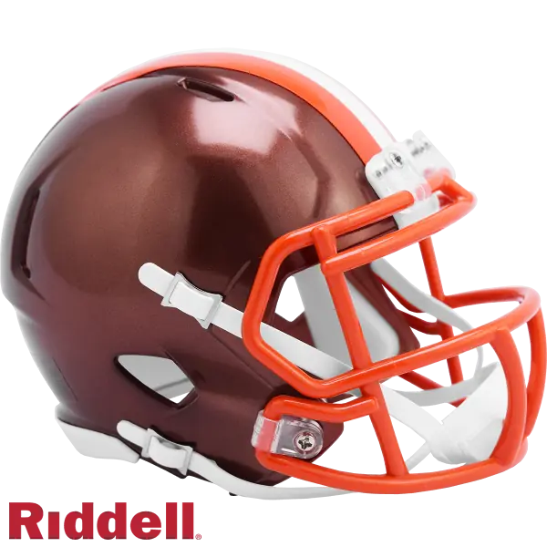 Casco Mini Réplica Flash de Velocidad de los Cleveland Browns