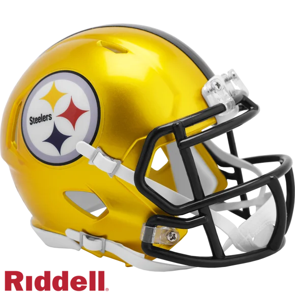 Casco Pittsburgh Steelers Flash Replica Mini Speed