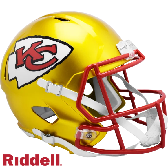 Kansas City Chiefs Flash Geschwindigkeit Replik Helm
