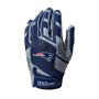 Wilson NFL Stretch Fit Guanti da Ricevitore Giovani - New England Patriots