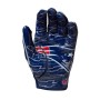 Wilson NFL Stretch Fit Guanti da Ricevitore Giovani - New England Patriots