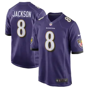 Baltimore Ravens Nike Spieltrikot - Lamar Jackson Lila
