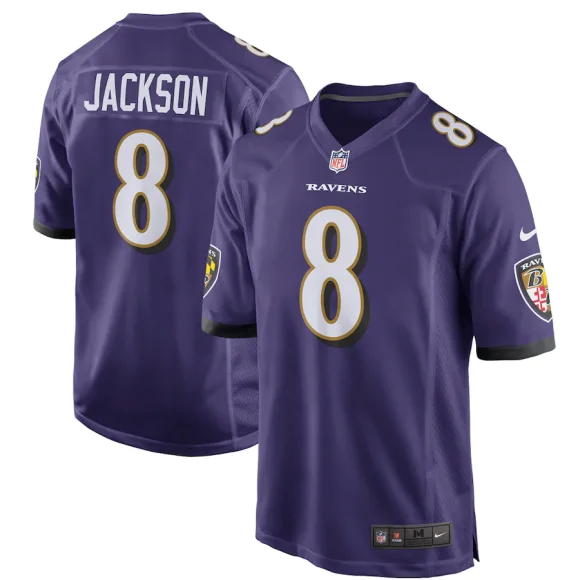 Baltimore Ravens Nike Game Jersey - Lamar Jackson Purple