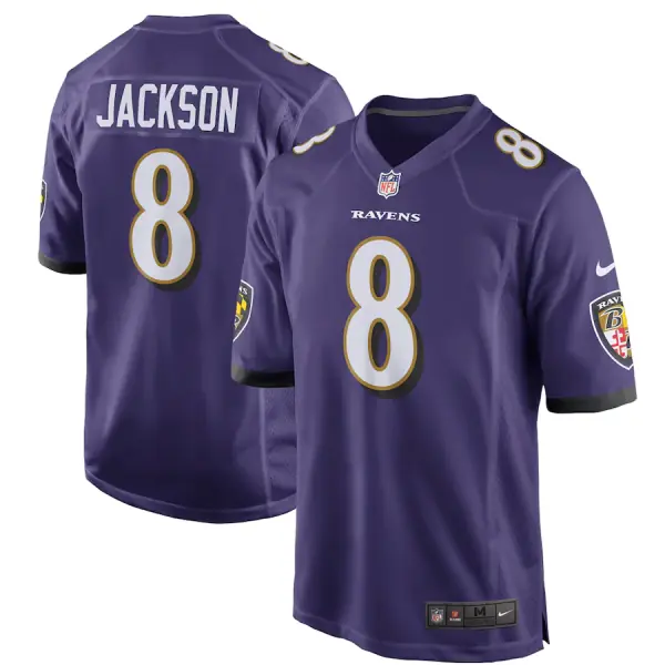 Baltimore Ravens Nike Speltröja - Lamar Jackson Lila