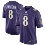 Baltimore Ravens Nike Game Jersey - Lamar Jackson Purple