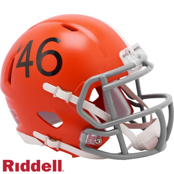 Cleveland Browns Riddell Geschwindigkeit Replik Throwback 1946 Helm