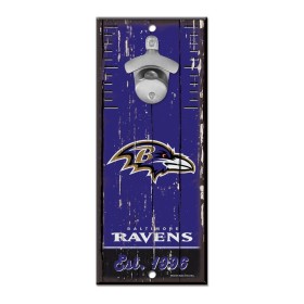 Enseigne décapsuleur Baltimore Ravens 5" x 11"