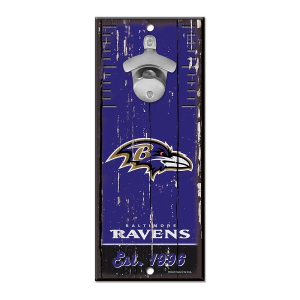 Apribottiglie Segno Baltimore Ravens 5" x 11"