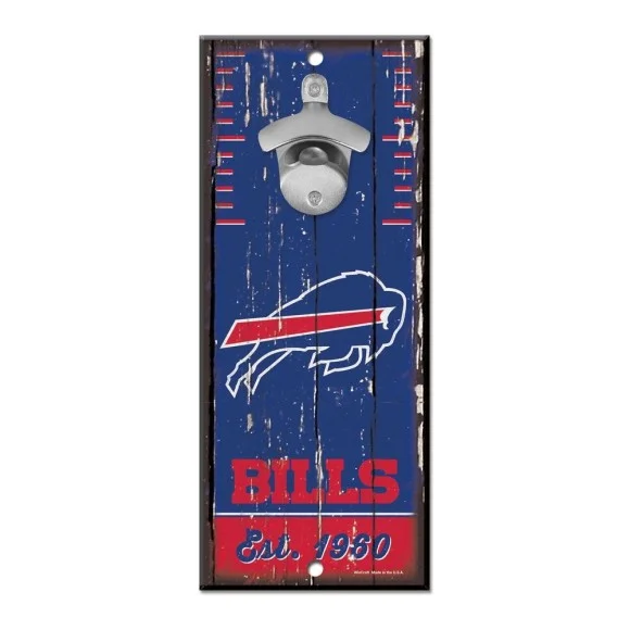 Buffalo Bills flaskeåbner tegn 5" x 11"