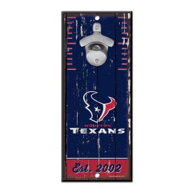 Apribottiglie con Insegna Houston Texans 5" x 11"