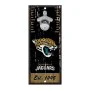 Jacksonville Jaguars Bottle Opener Sign 5" x 11"