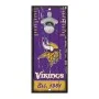 Minnesota Vikings Bottle Opener Sign 5" x 11"