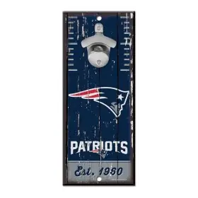 New England Patriots Flaschenöffner-Schild 5" x 11"