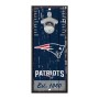 Abrebotellas con Letrero de los New England Patriots 5" x 11"