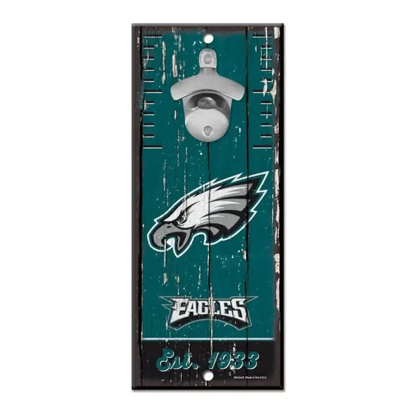 Philadelphia Eagles Apribottiglie Insegna 5" x 11"