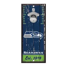 Seattle Seahawks Flasköppnarskylt 12,7 cm x 27,9 cm