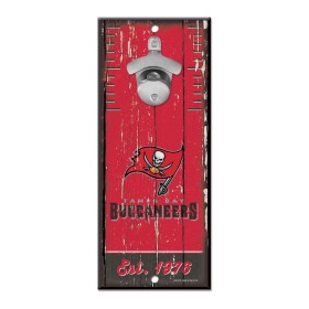 Tampa Bay Buccaneers Abridor de Botellas 5" x 11