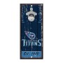 Letrero abrebotellas de los Tennessee Titans 5" x 11"