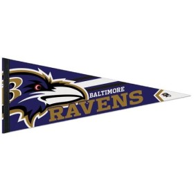 Fanion Premium Baltimore Ravens Rouleau & Go 12" x 30"