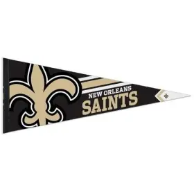 Estandarte Premium Enrollar y Llevar de los New Orleans Saints 12" x 30"