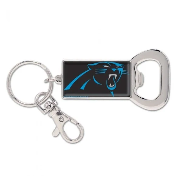 Carolina Panthers Key Ring Bottle Opener