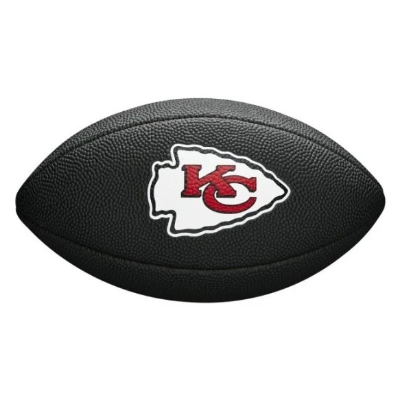 Mini pallone da calcio con logo della squadra NFL - Kansas City Chiefs