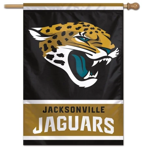 Jacksonville Jaguars Vertical Flag 28" X 40"