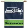 Bandera vertical de los Seattle Seahawks 28" x 40".