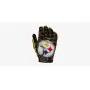 Guantes de Receptor Juvenil Ajuste Elástico Wilson NFL - Pittsburgh Steelers